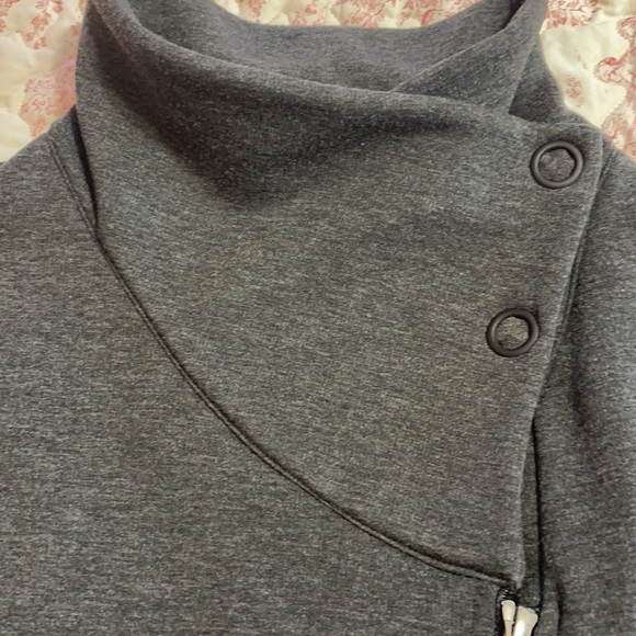 Lucy gray asymmetrical jacket - Picture 6 of 13